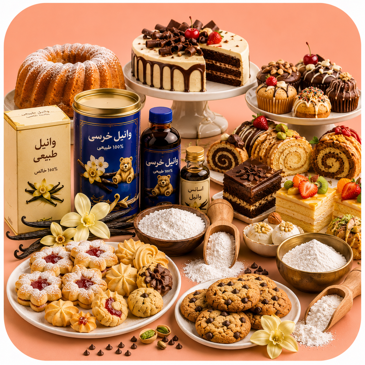 کیک و شیرینی , هنر شیرینی پزی